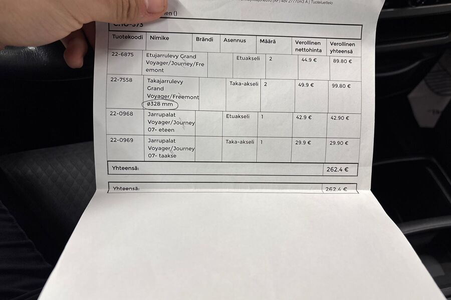 Chrysler Grand Voyager vaihtoauto