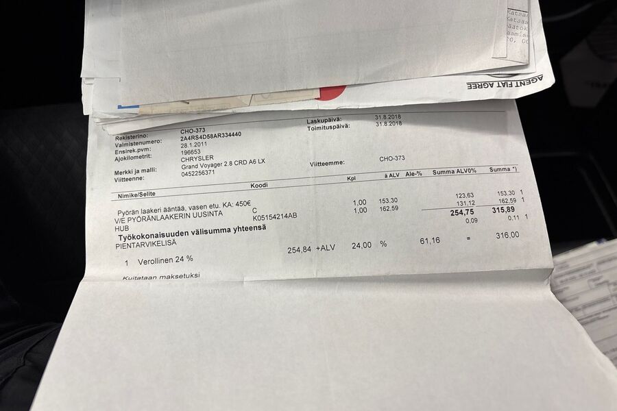 Chrysler Grand Voyager vaihtoauto