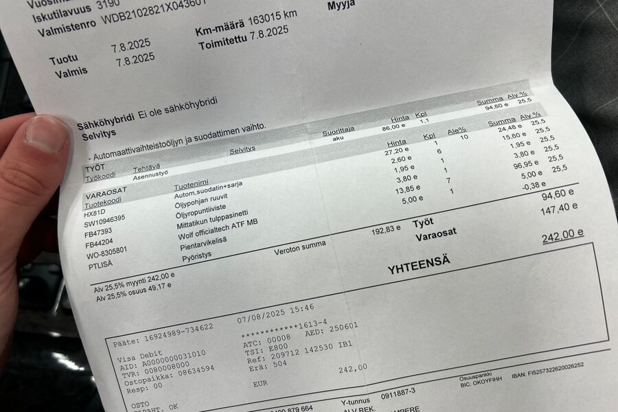 Mercedes-Benz E vaihtoauto