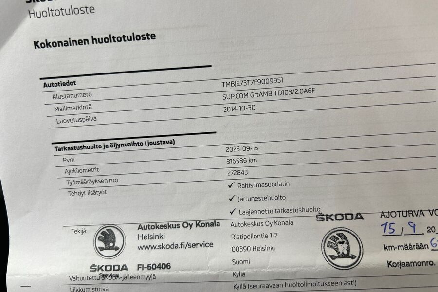 Skoda Superb vaihtoauto