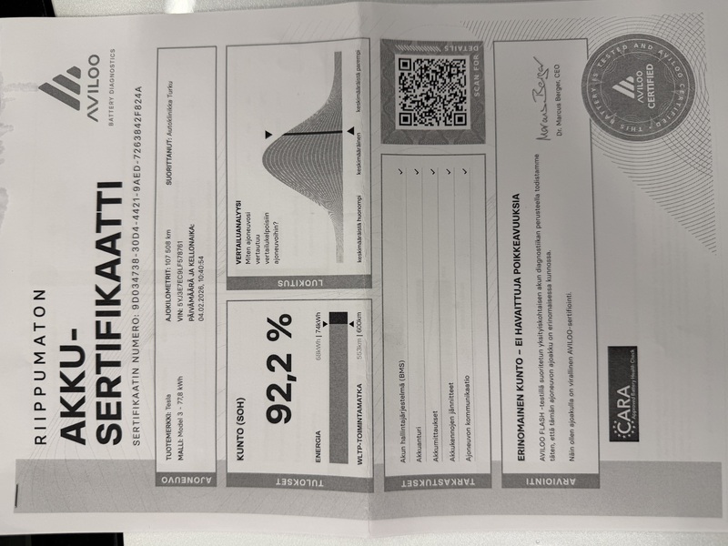 Tesla Model 3 vaihtoauto