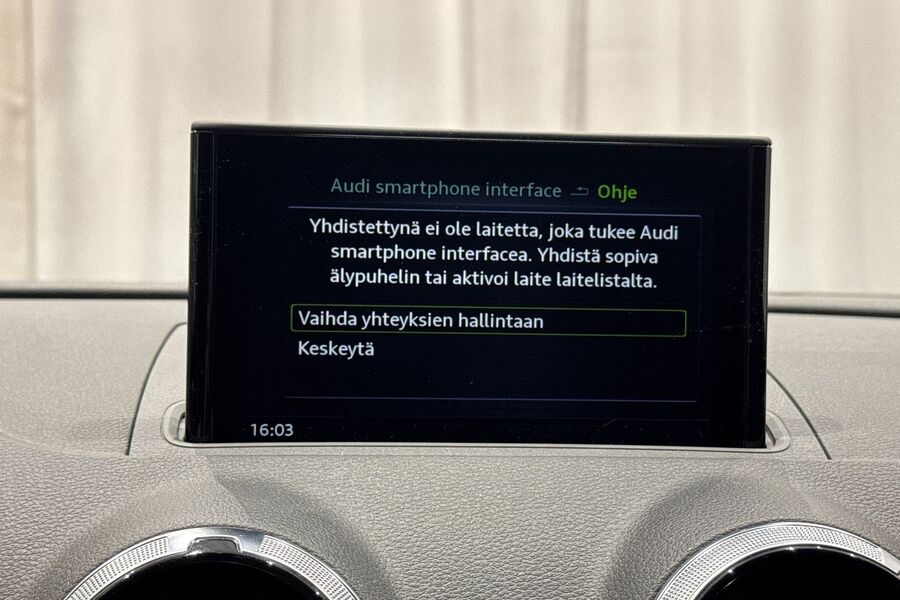 Audi A3 vaihtoauto