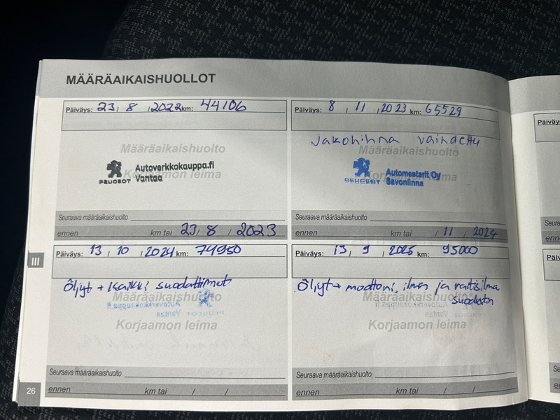 Peugeot 308 vaihtoauto