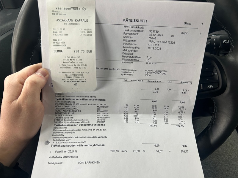 Hyundai i10 vaihtoauto