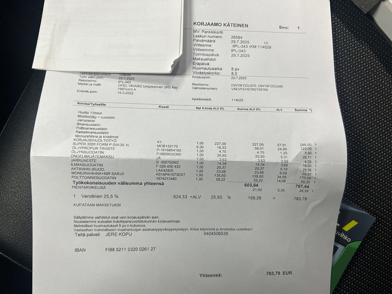 Opel Vivaro vaihtoauto