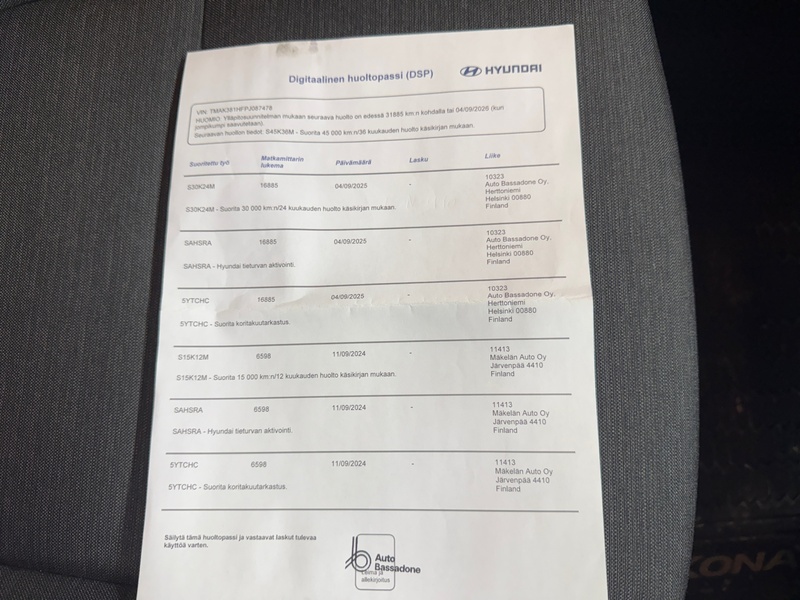 Hyundai Kona vaihtoauto