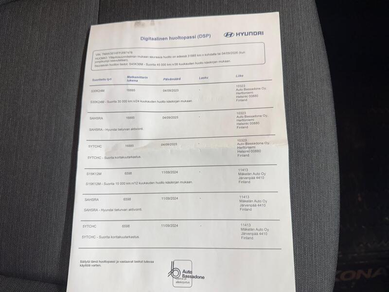 Hyundai Kona vaihtoauto