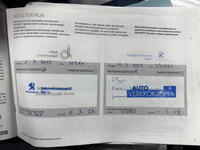 Peugeot 3008 vaihtoauto