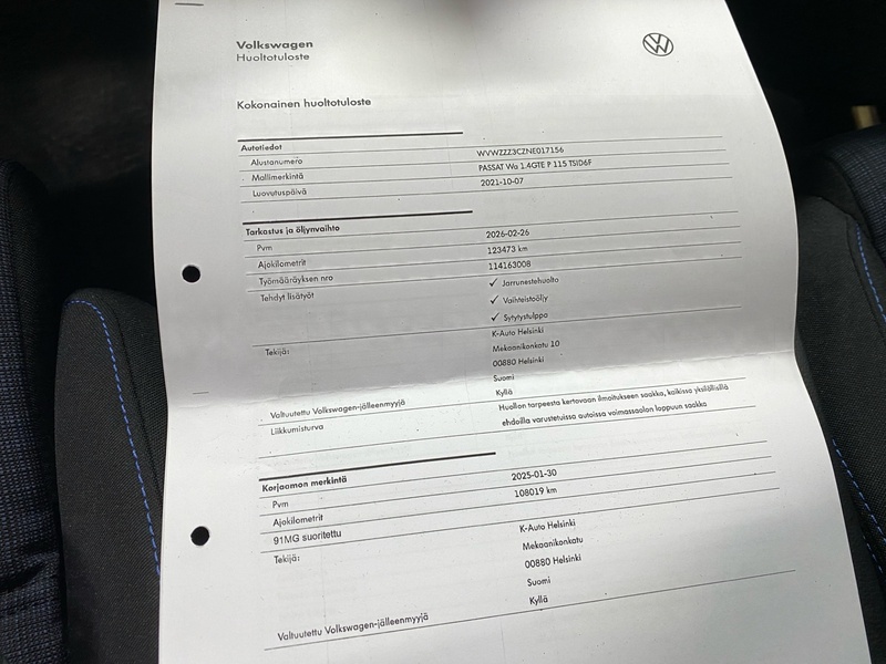 Volkswagen Passat vaihtoauto