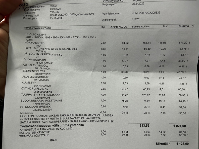 Honda Jazz vaihtoauto