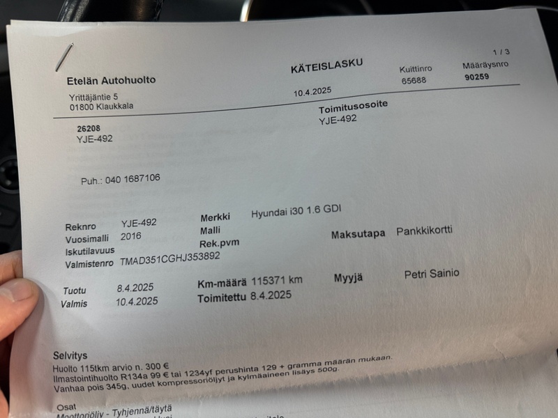 Hyundai i30 5d vaihtoauto