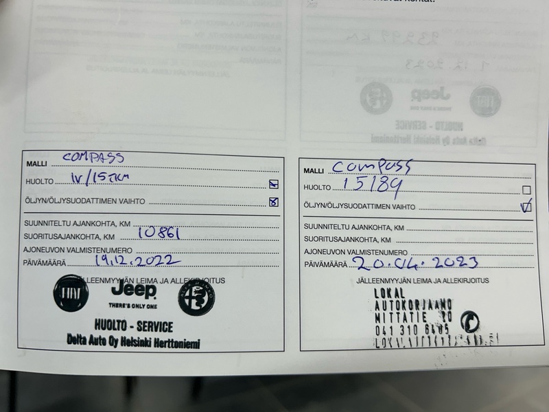 Jeep Compass vaihtoauto