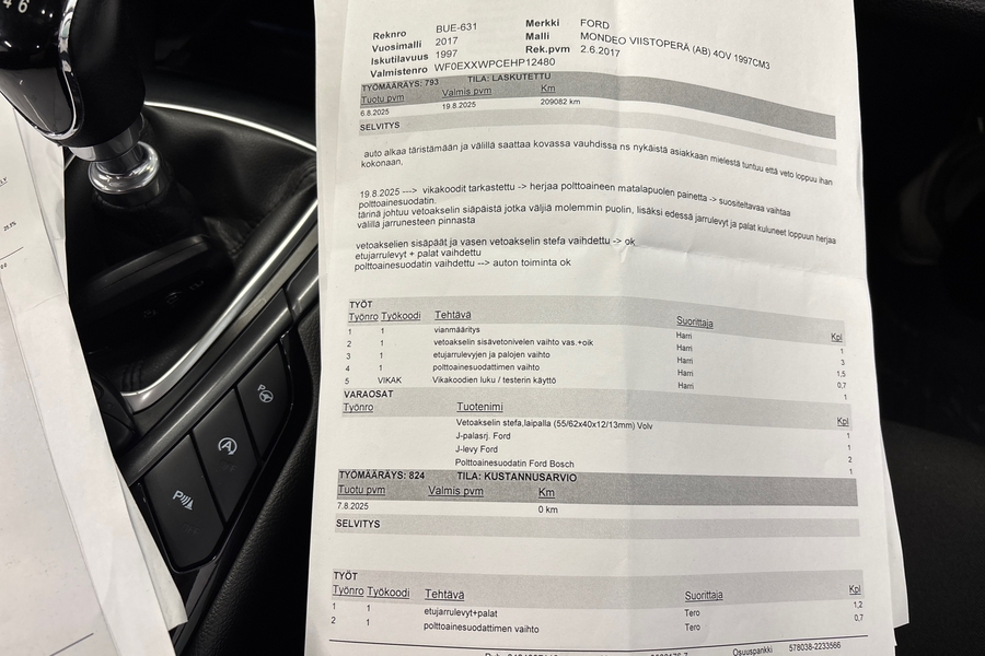 Ford Mondeo vaihtoauto