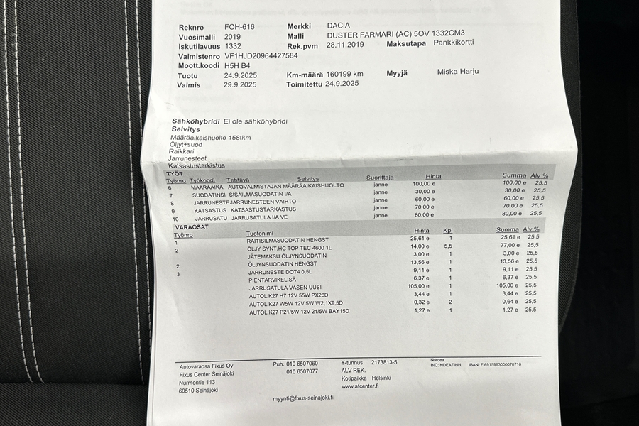 Dacia Duster vaihtoauto