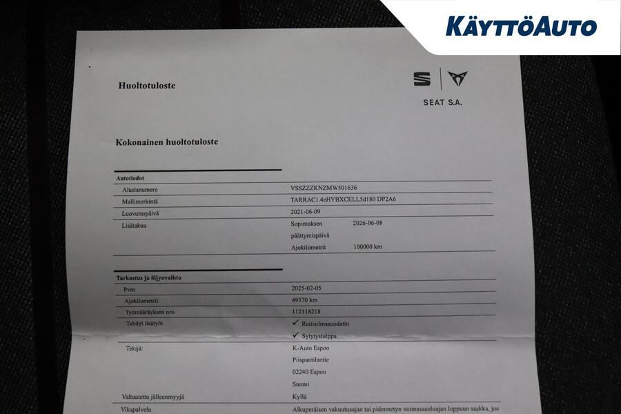 SEAT Tarraco vaihtoauto