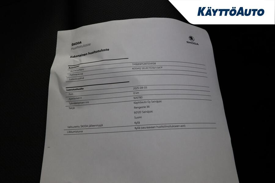 Skoda Kodiaq vaihtoauto