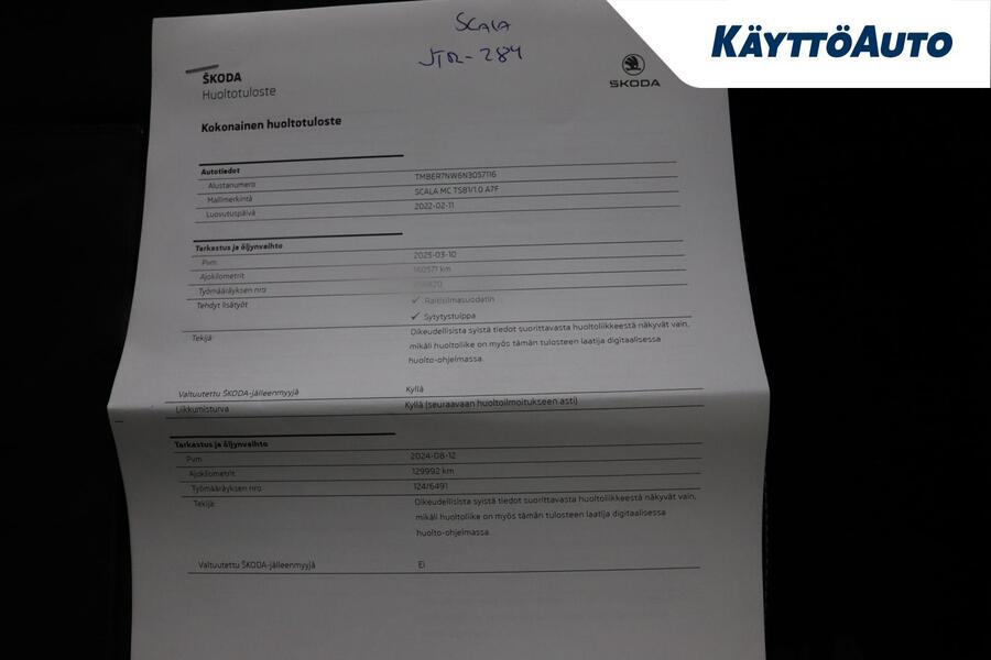 Skoda Scala vaihtoauto