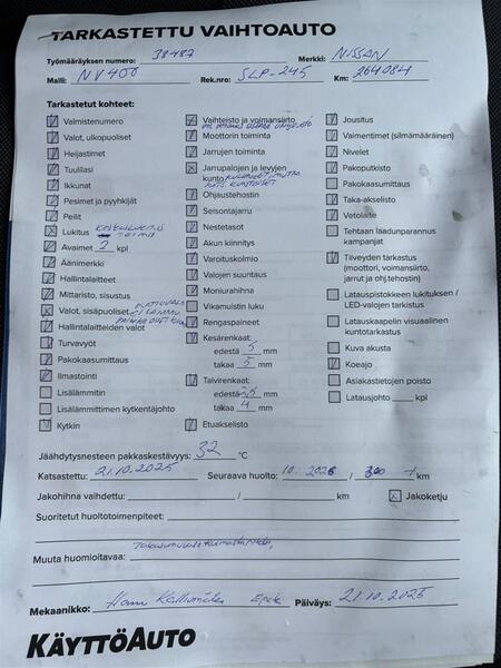 Nissan NV400 vaihtoauto