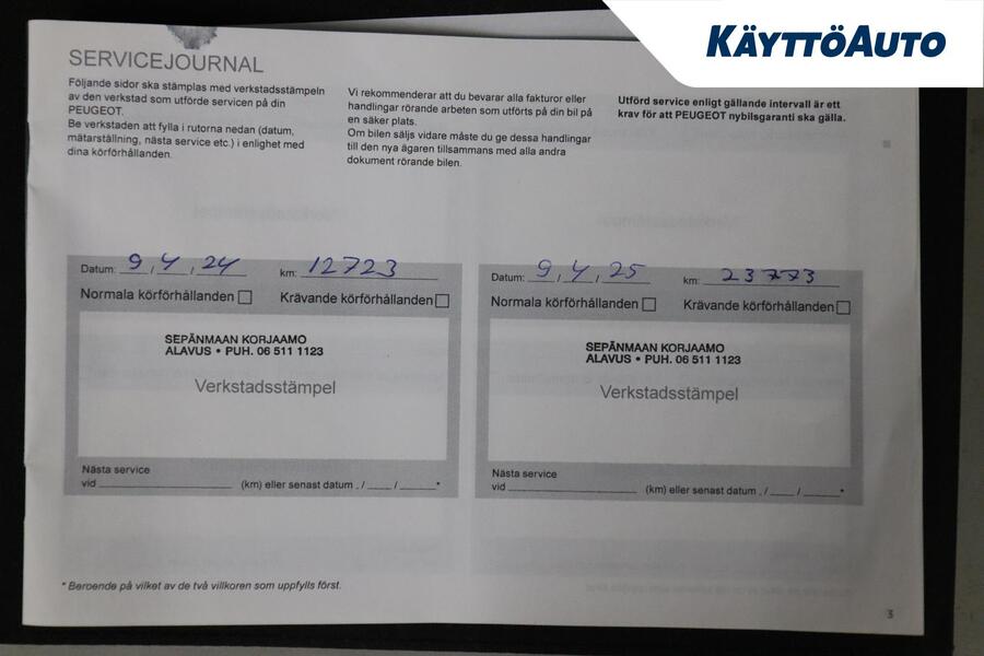 Peugeot 308 vaihtoauto