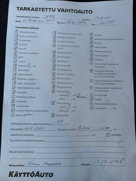 Suzuki Vitara vaihtoauto