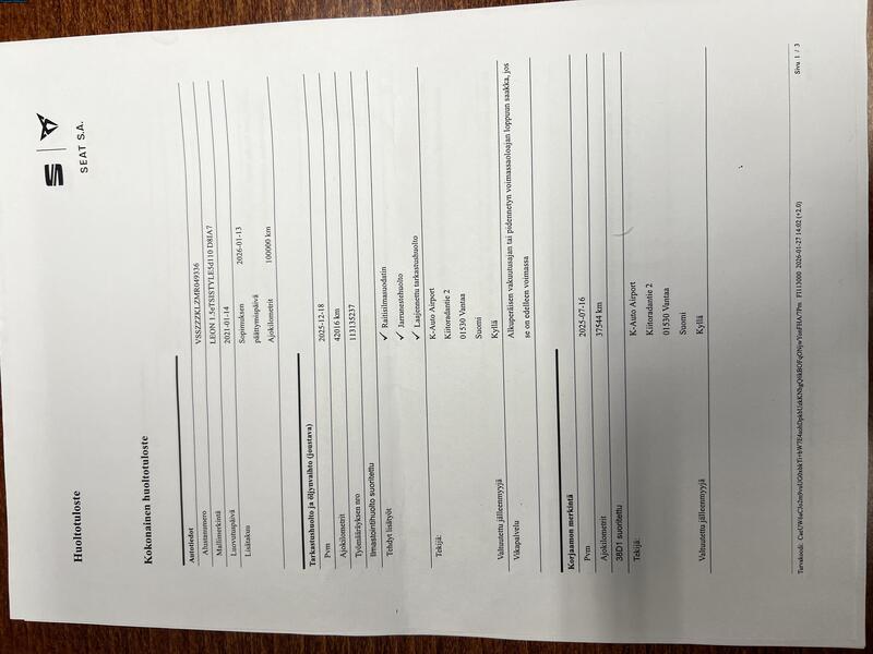 SEAT Leon vaihtoauto