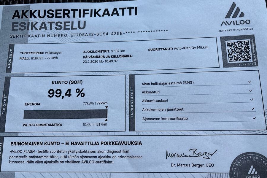 Volkswagen ID. Buzz vaihtoauto