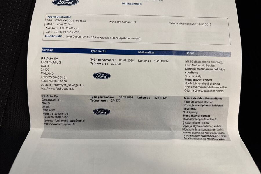 Ford Focus vaihtoauto