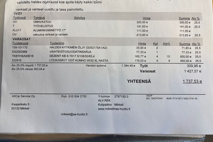 Ford Kuga vaihtoauto