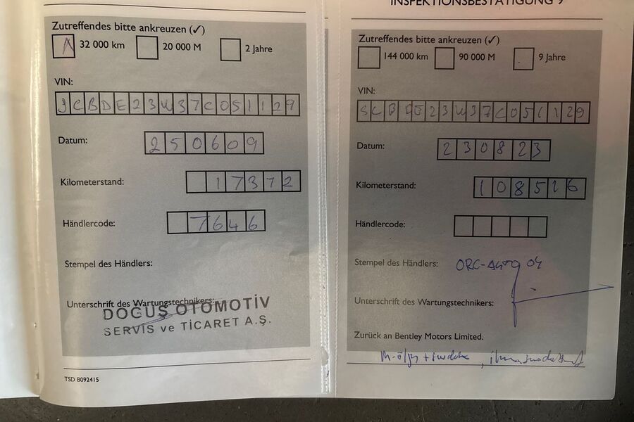 Bentley Continental vaihtoauto