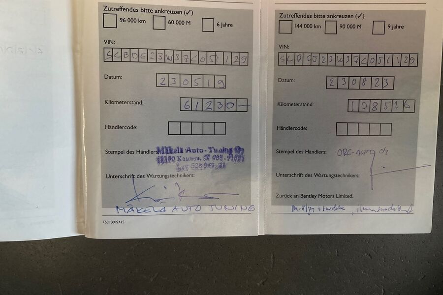 Bentley Continental vaihtoauto