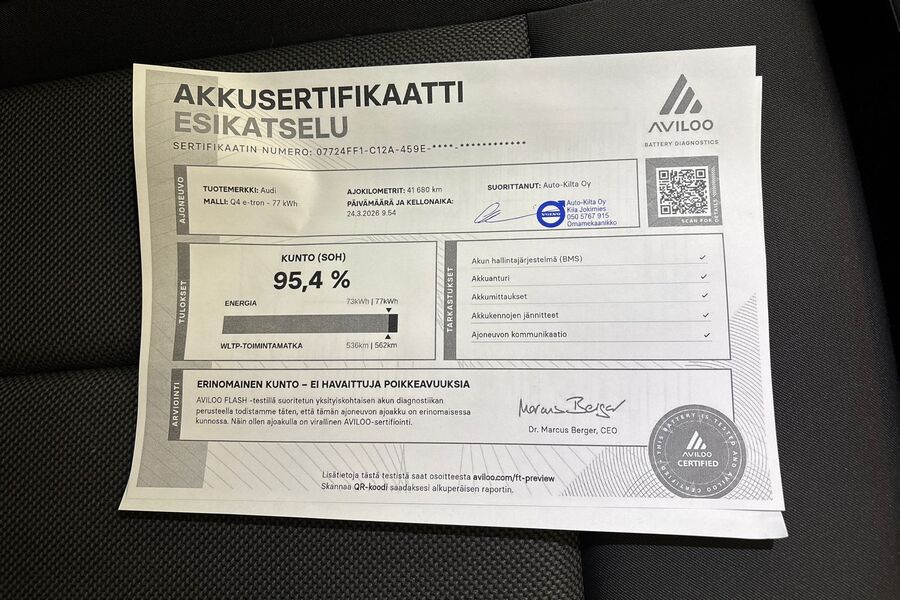 Audi Q4 e-tron vaihtoauto