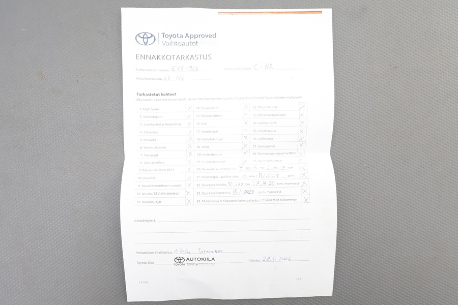 Toyota C-HR vaihtoauto