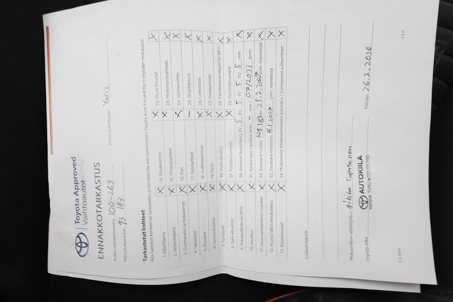 Toyota Yaris vaihtoauto