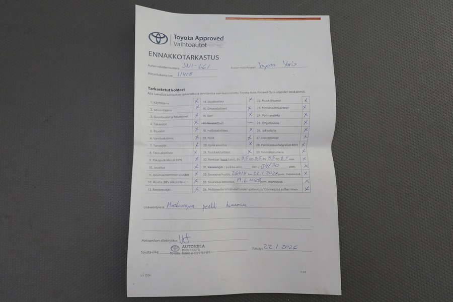 Toyota Yaris vaihtoauto