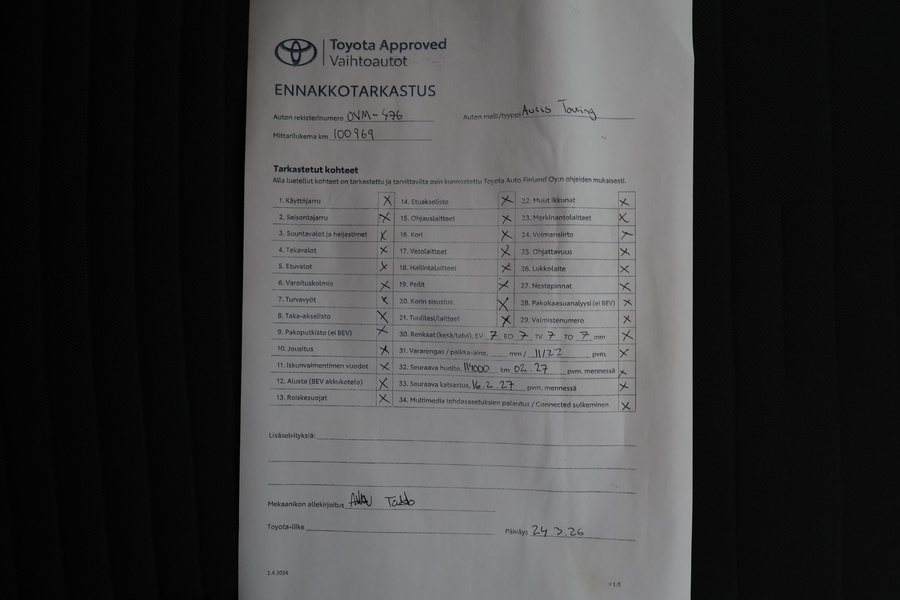 Toyota Auris vaihtoauto