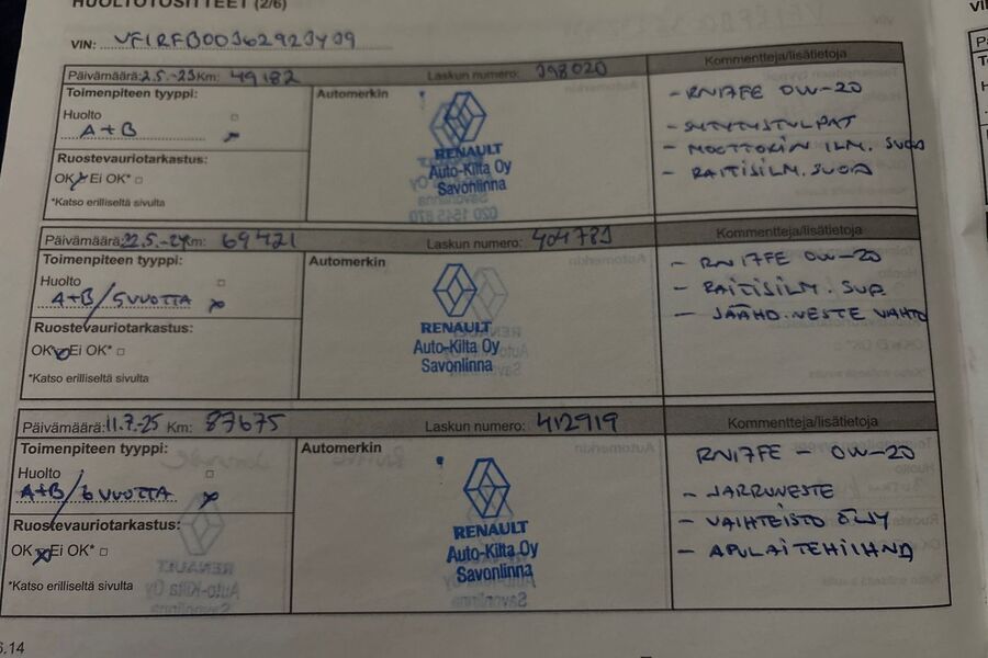 Renault Mégane vaihtoauto