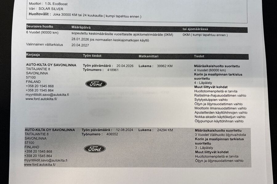 Ford Puma vaihtoauto