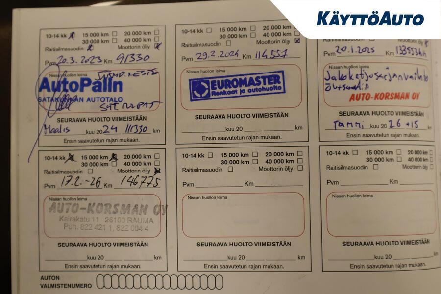 Nissan Qashqai vaihtoauto