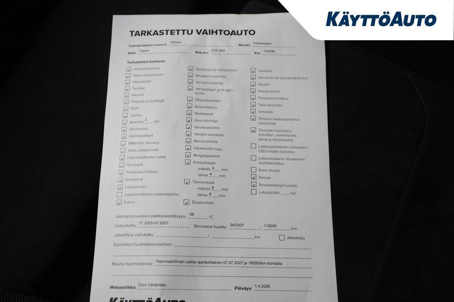 Volkswagen Tiguan vaihtoauto