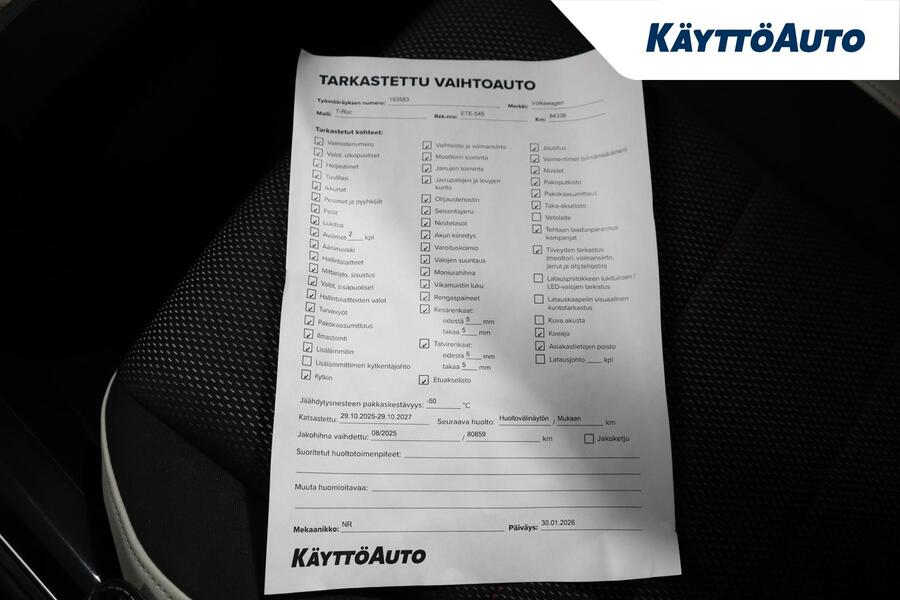 Volkswagen T-Roc vaihtoauto