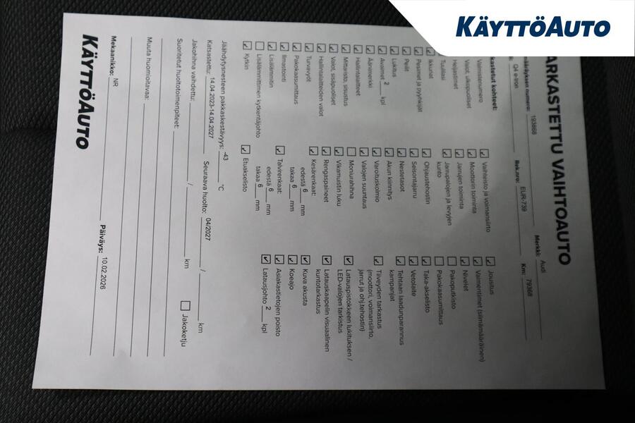 Audi Q4 e-tron vaihtoauto