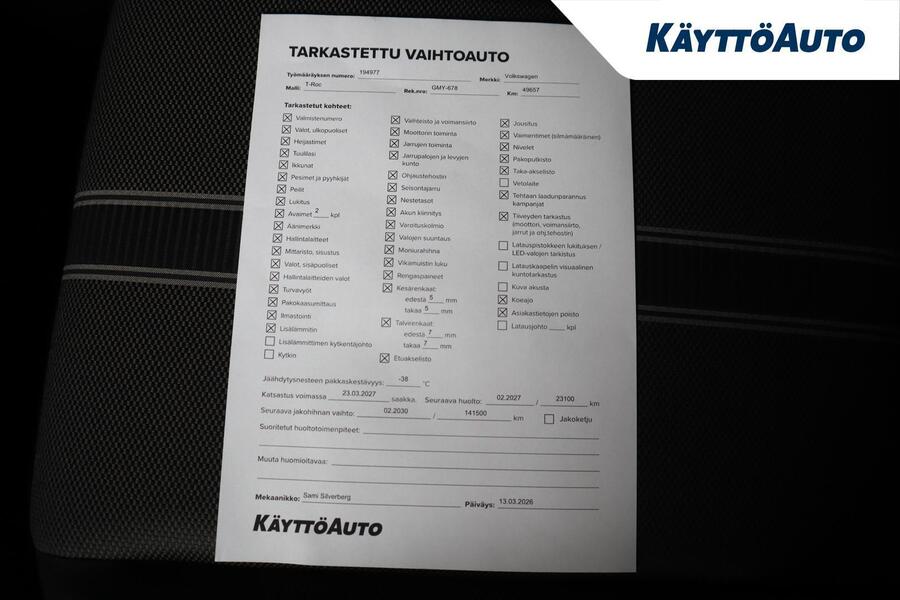 Volkswagen T-Roc vaihtoauto