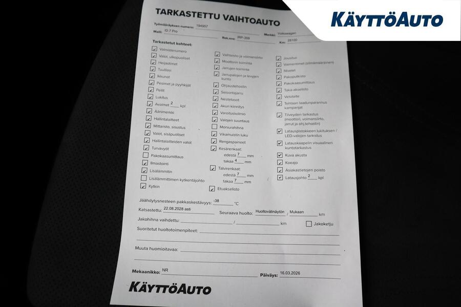 Volkswagen ID.7 vaihtoauto