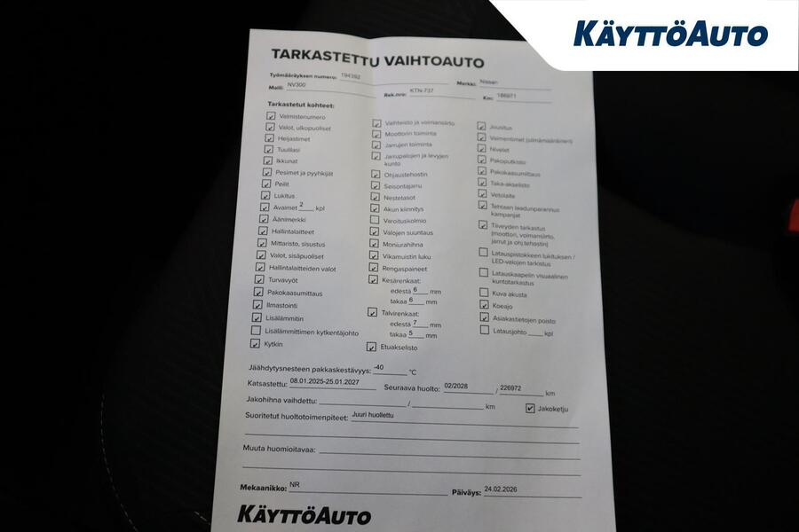 Nissan NV300 vaihtoauto