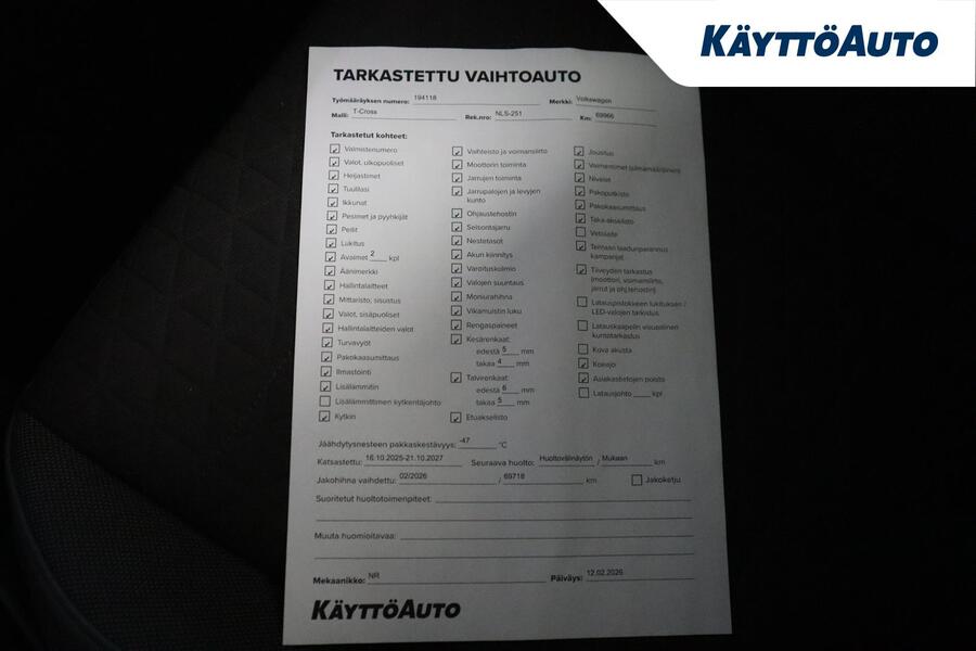 Volkswagen T-Cross vaihtoauto