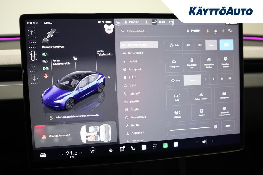 Tesla Model 3 vaihtoauto