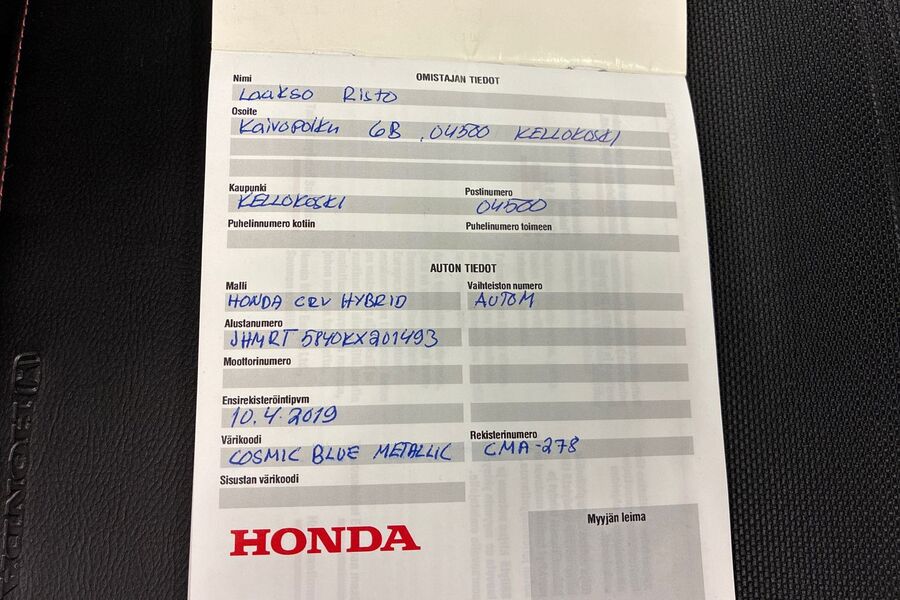 Honda CR-V vaihtoauto