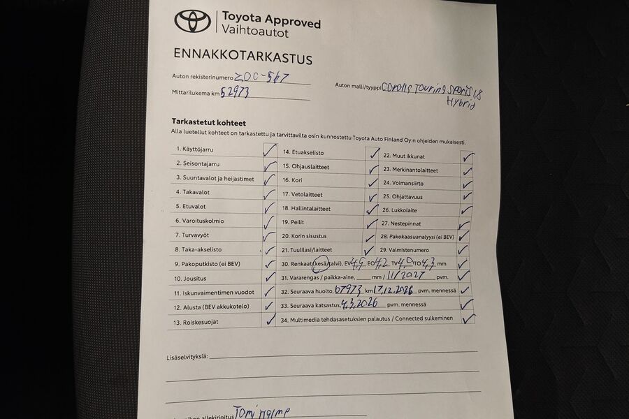 Toyota Corolla vaihtoauto