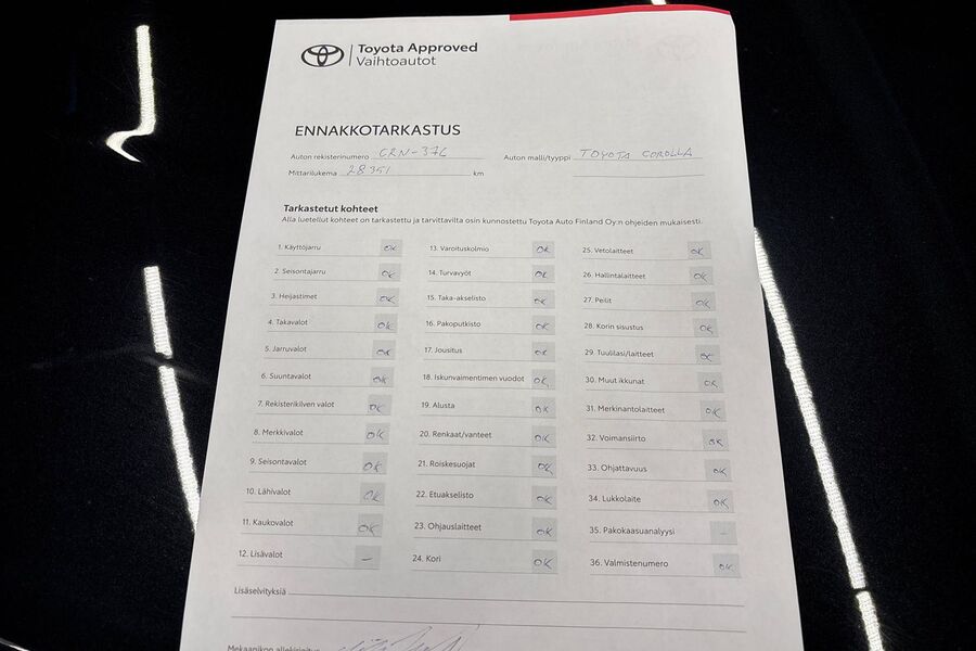 Toyota Corolla vaihtoauto