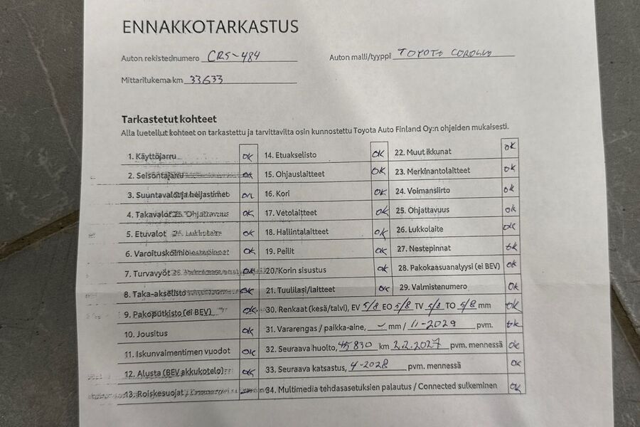 Toyota Corolla vaihtoauto